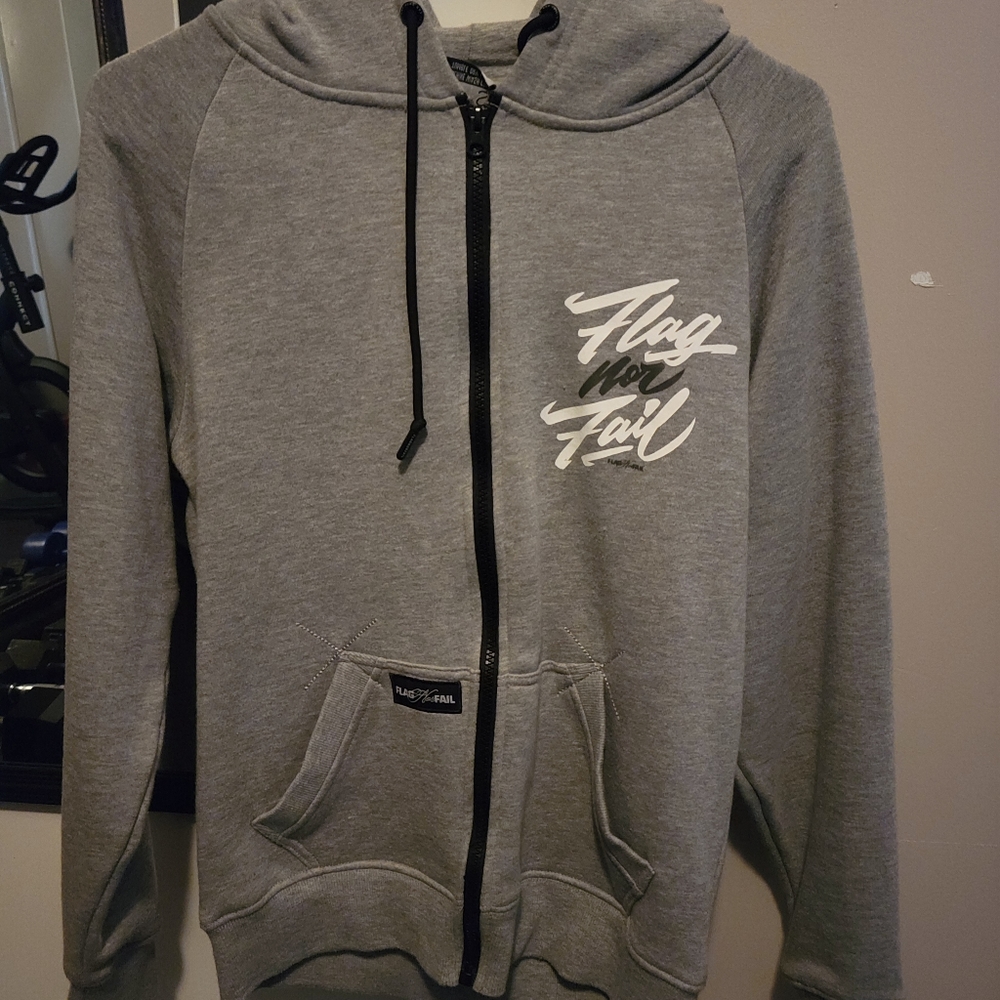 Flag Nor Fail Zip Up Hoodie Jacket